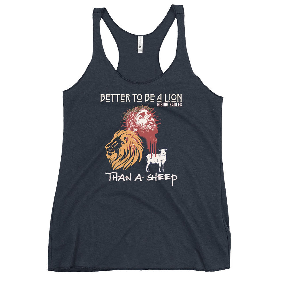 Thumbnail: Better to be a Lion - Women's Racerback Tan