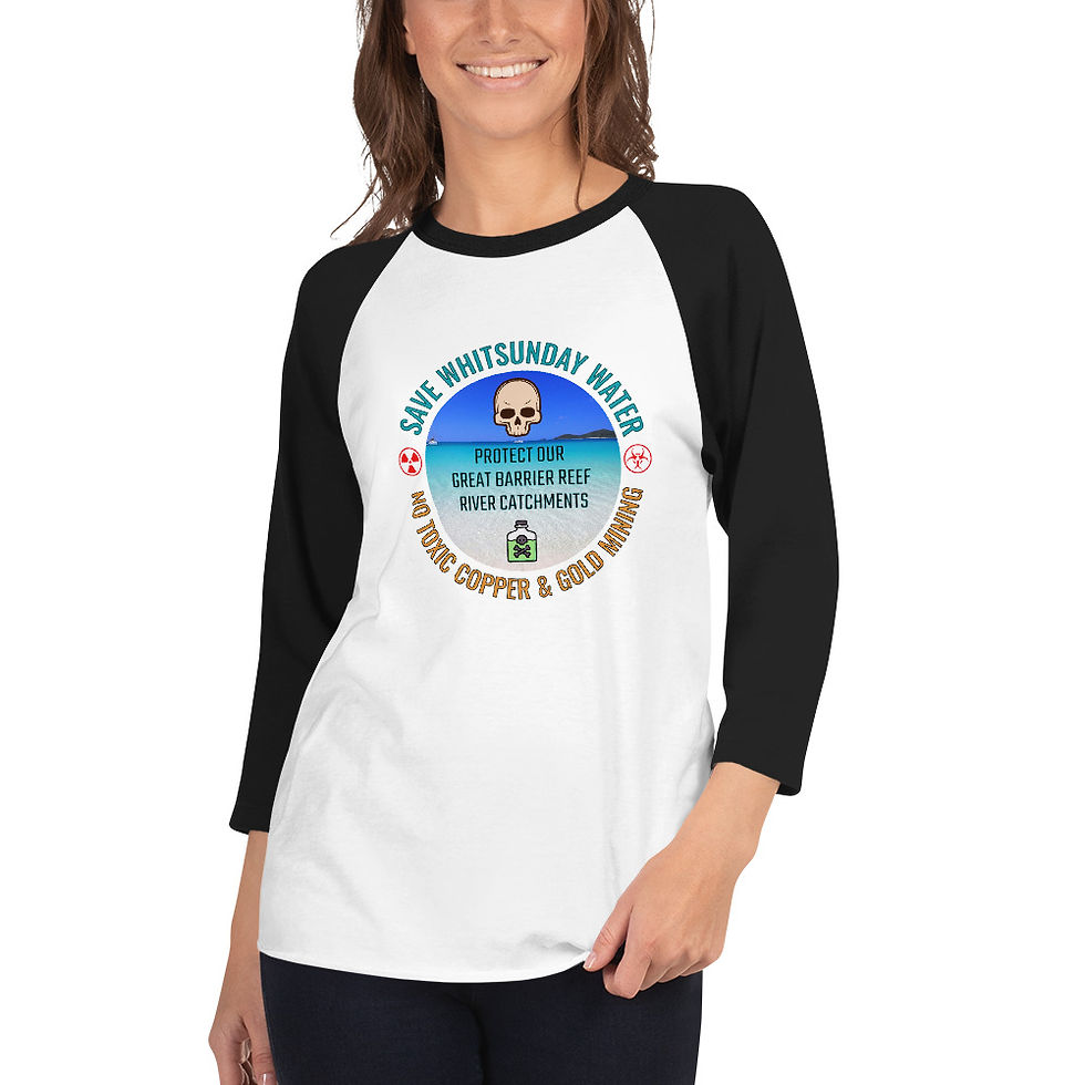 Thumbnail: Protect Our Reef (Shirt Style 03) - 3/4 sleeve raglan shirt