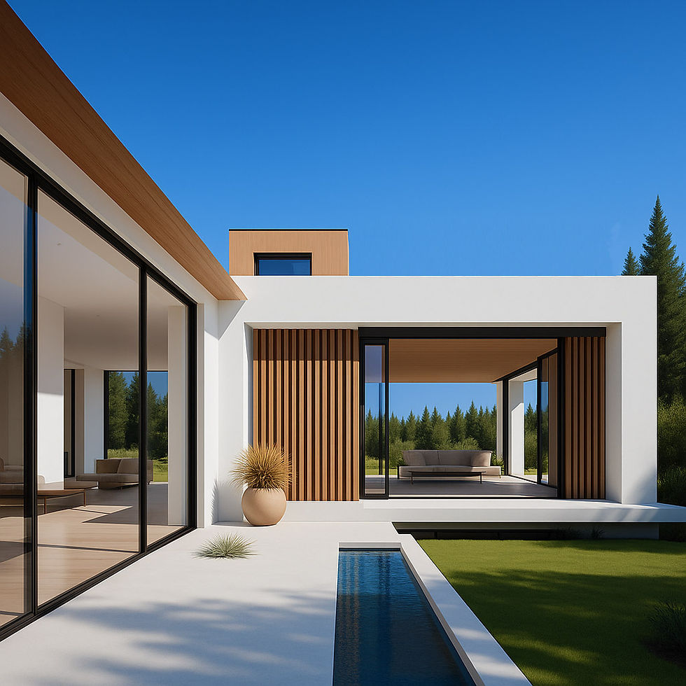 Vi skaber unikke arkitektoniske boliger med dit personlige præg