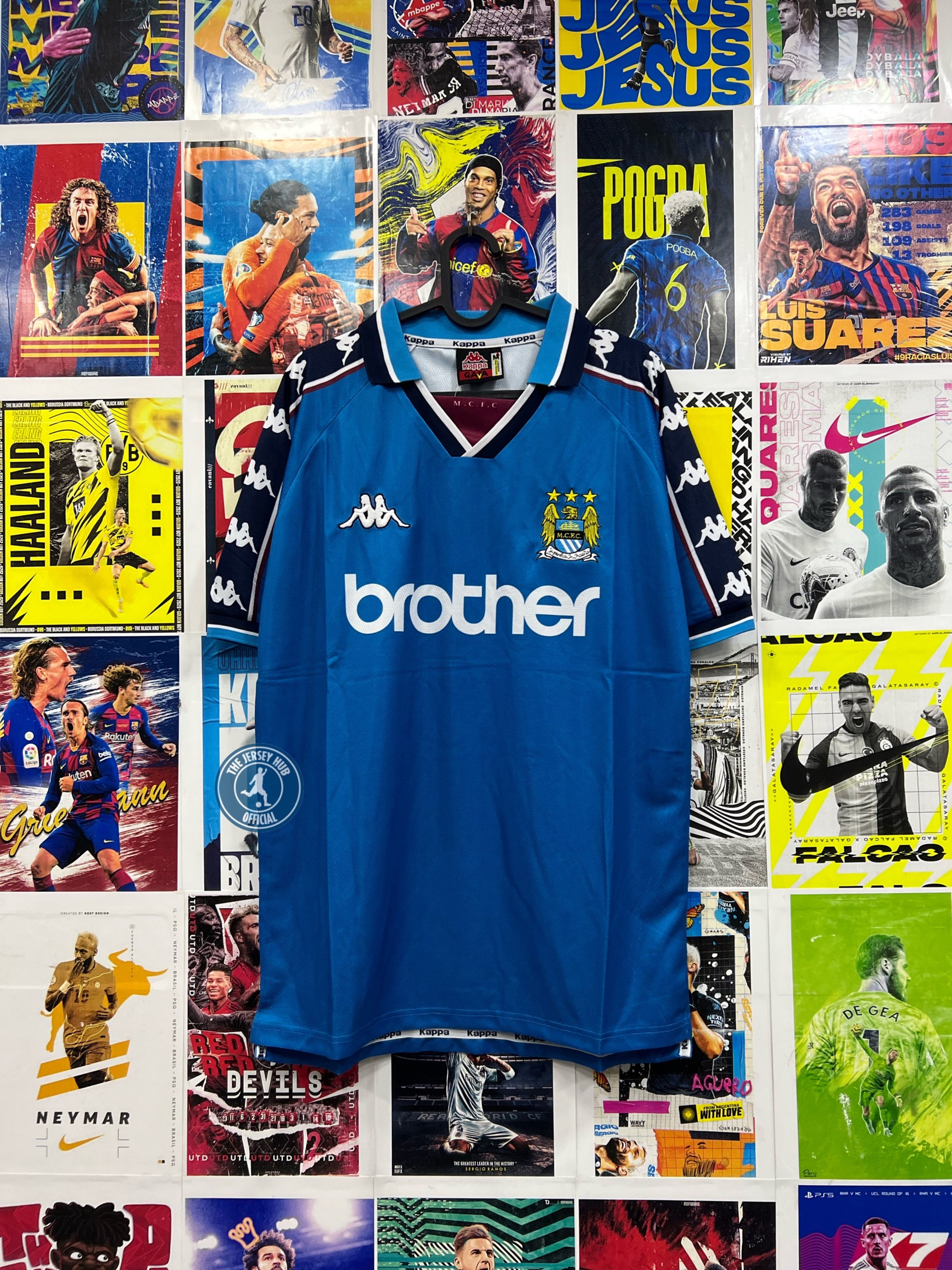 Manchester City (Home) 1997/99 Retro T-shirt