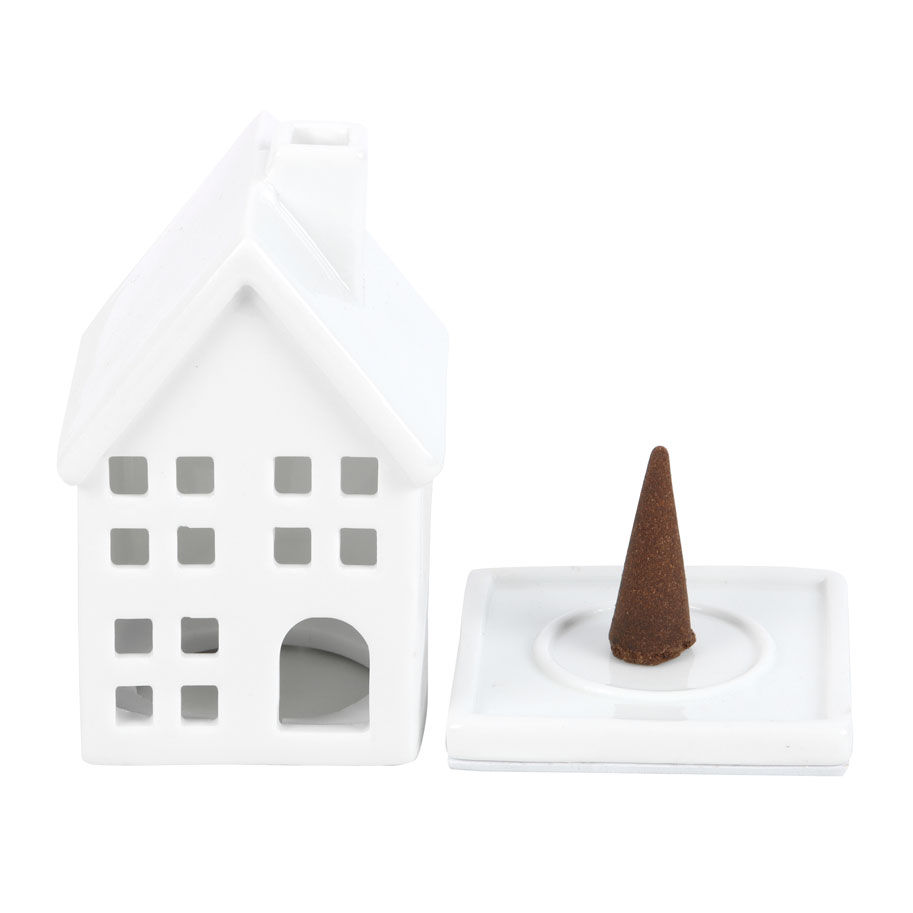 Thumbnail: White Cottage Incense Cone Burner