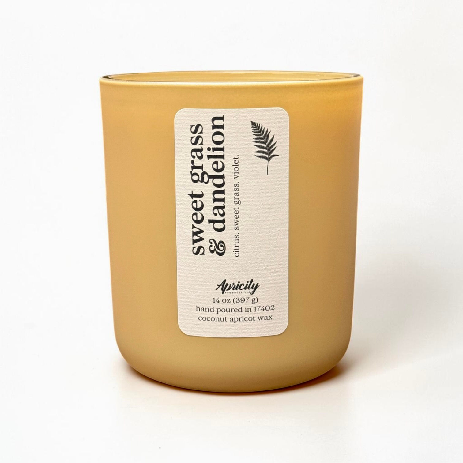 Sweet Grass & Dandelion Candle