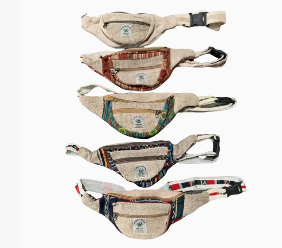 Hemp Multi Color Fanny Pack