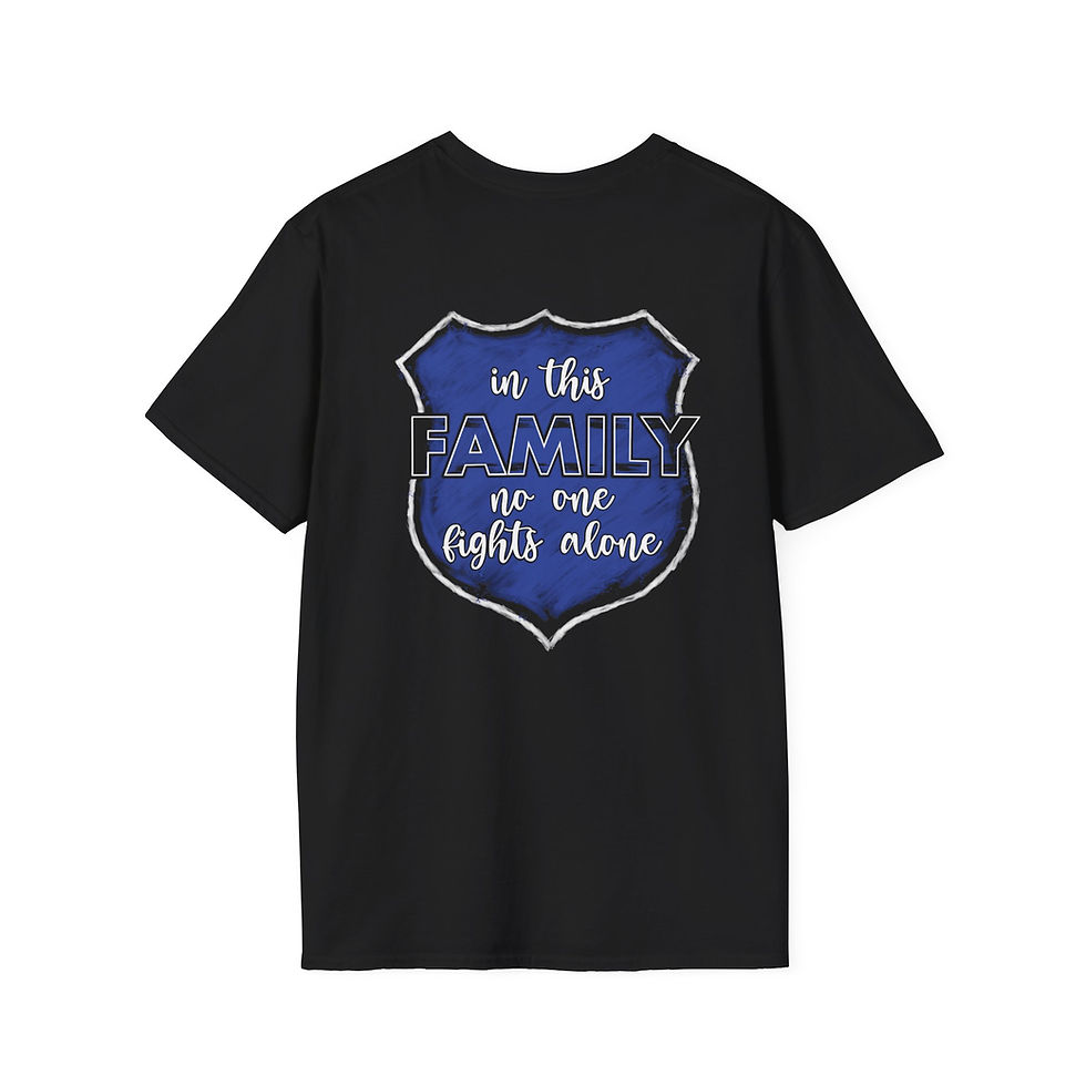 No One Fights Alone - Shield - Unisex T-Shirt