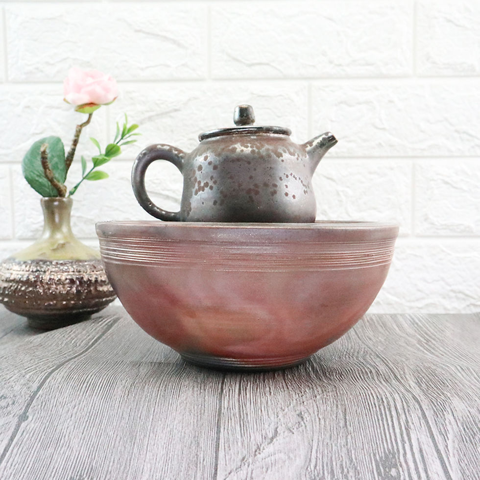 縮圖：樸誠 柴燒厚胎水方茶洗