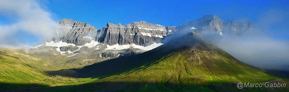 Route to Borgarfjörður (east coast)