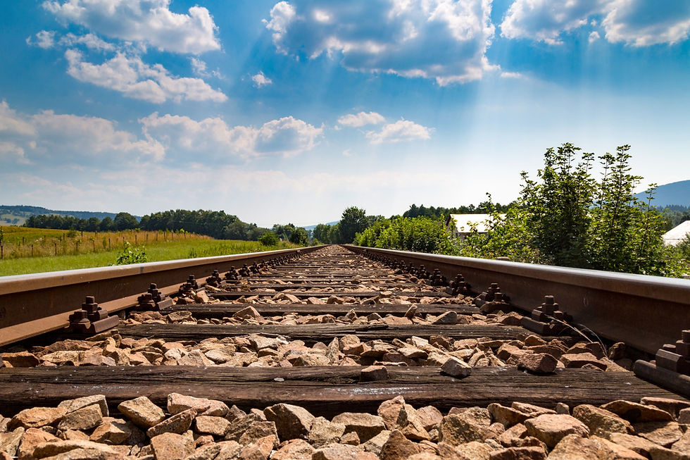 Railroad Tracks Outdoors