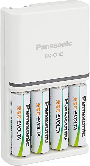 パナソニック 単3形 充電式エボルタ 4本付充電器セット