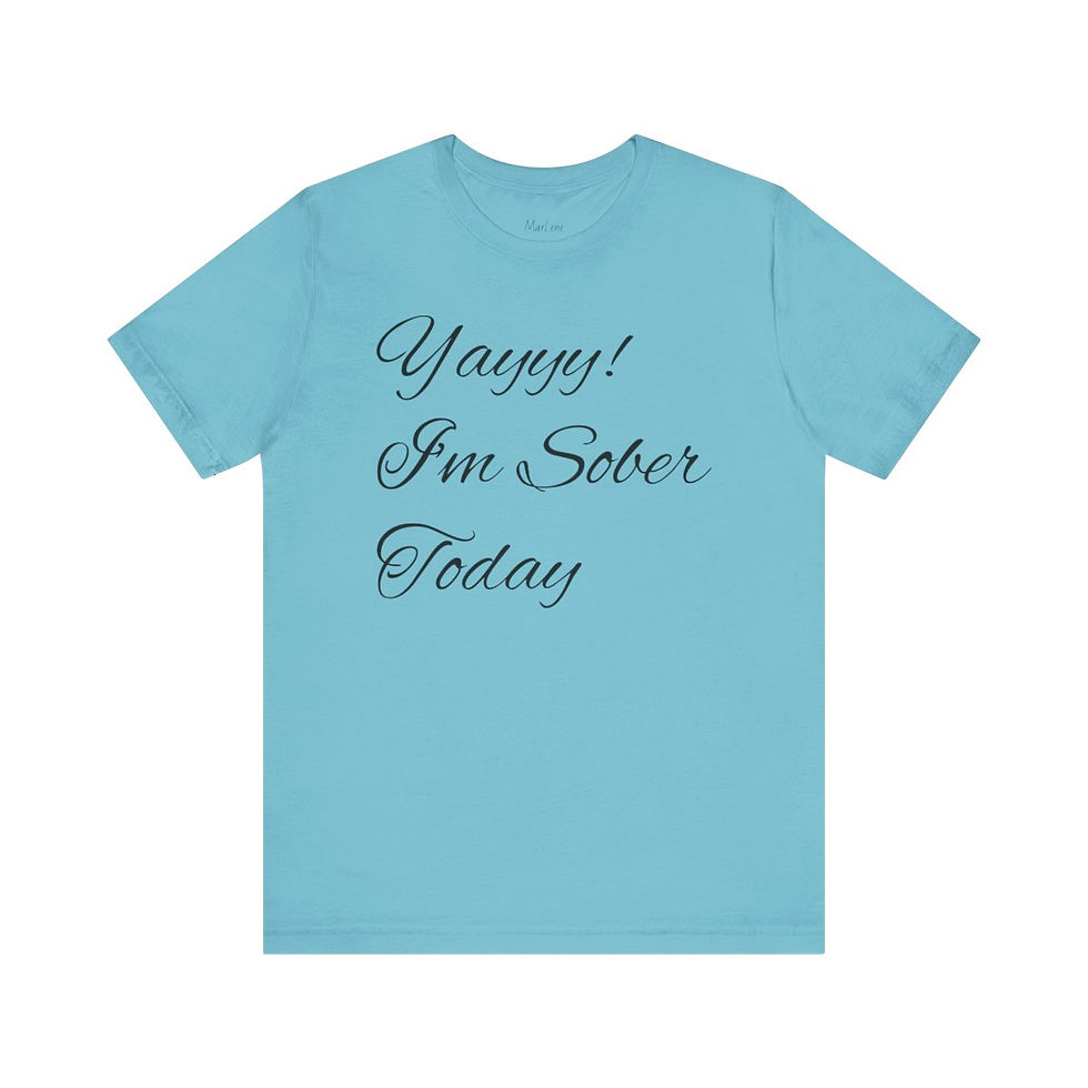Thumbnail:  Different Faces featuring YYayy i'm sober Bi  MarLene  Unisex  Short Sleeve Tee