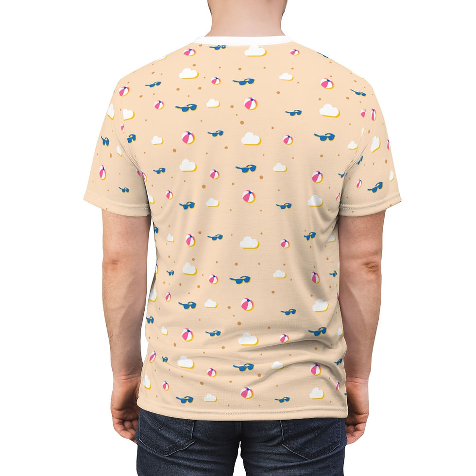 Thumbnail: Unisex Cut & Sew beach T-shirt