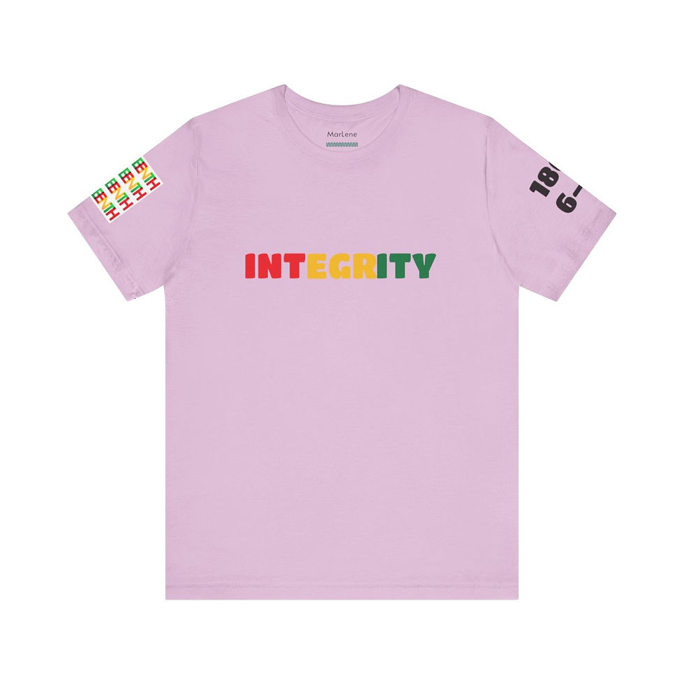 Thumbnail: Juneteenth Integrity Unisex Jersey Short Sleeve Tee