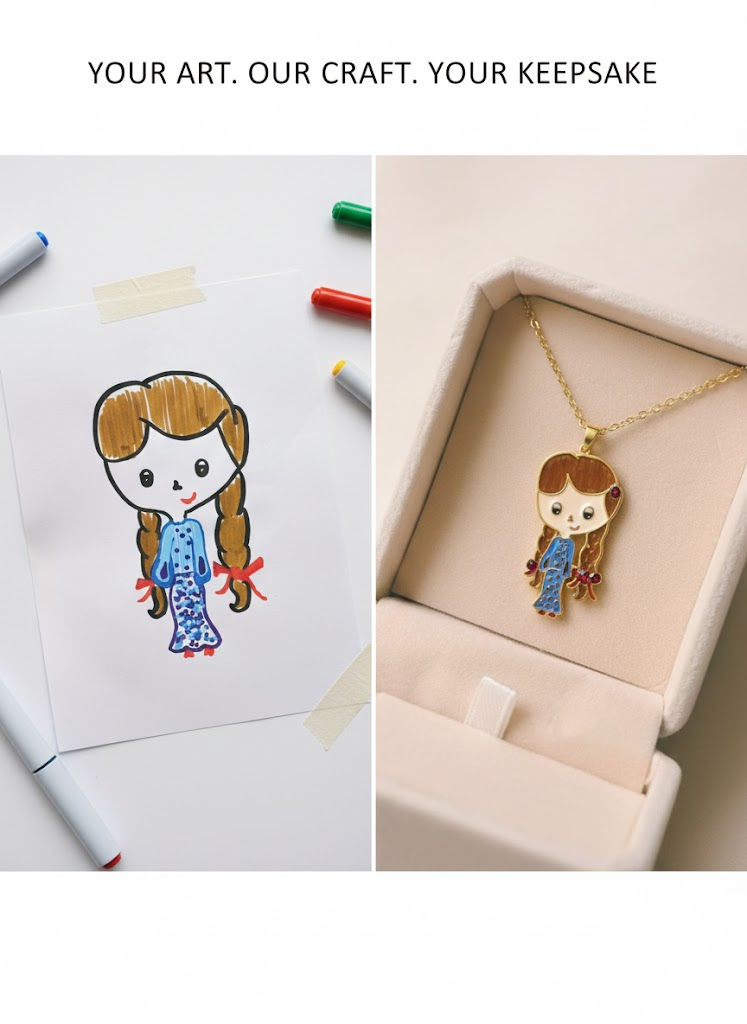 Your Child's Art Necklace