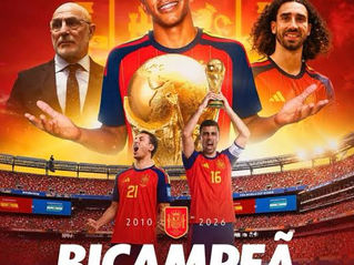 Espanha conquista a Copa
do Mundo de 2026 e levanta
o bicampeonato