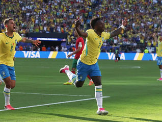 Raphinha, Vini Jr. e Douglas Santos se destacam em estatísticas do Brasil contra Marrocos
