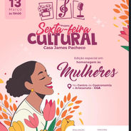 Primeira edição de 2026 da Sexta-feira Cultural homenageará 28 mulheres em Arcoverde nesta sexta (13)
