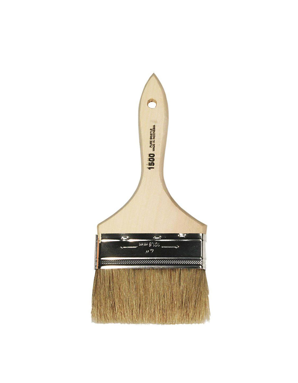 4" White Bristle Chip Brush