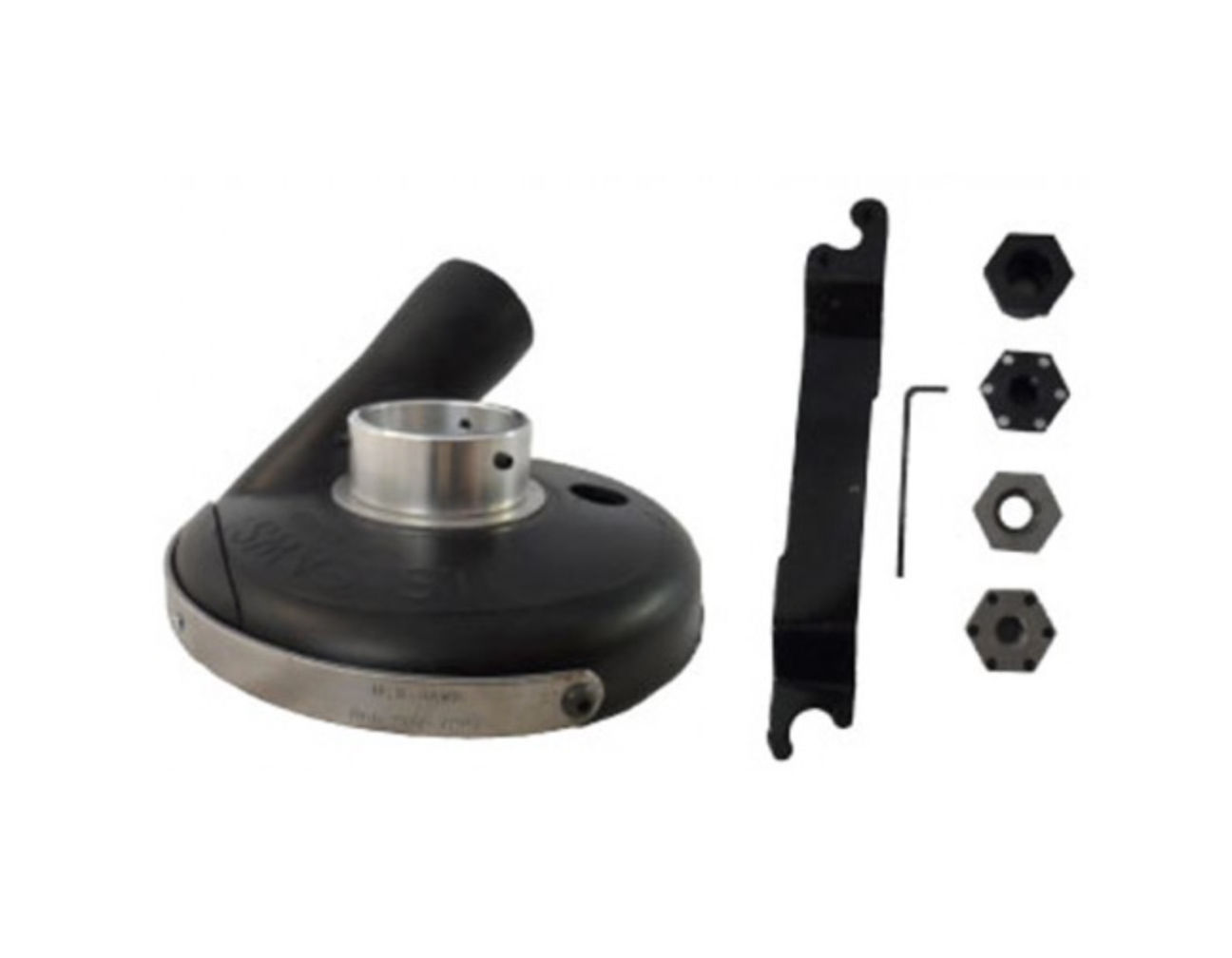 7” DELUXE GRINDER VAC KIT W/ CONVERTIBLE SHROUD