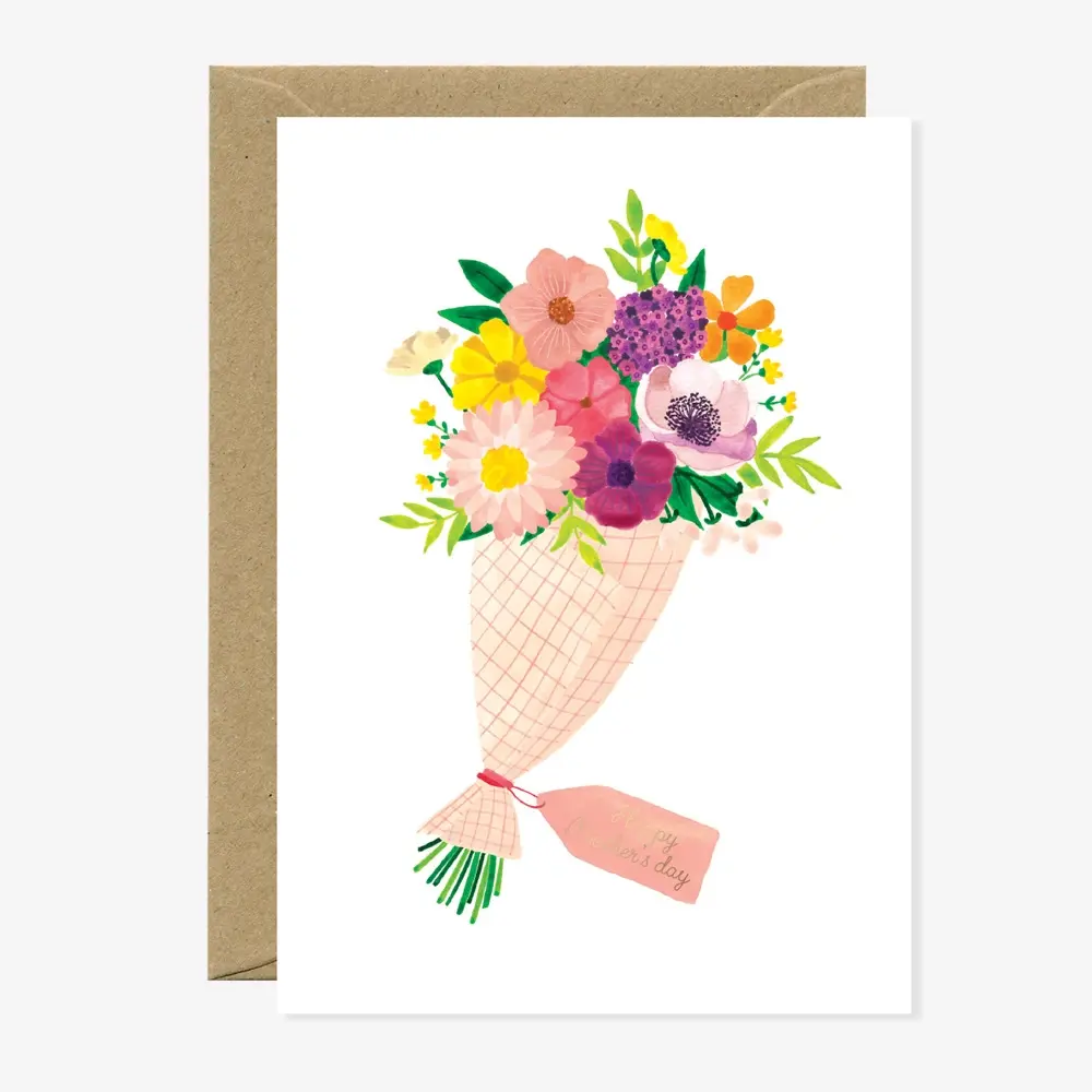 Carte - Bouquet pour la fête des mères