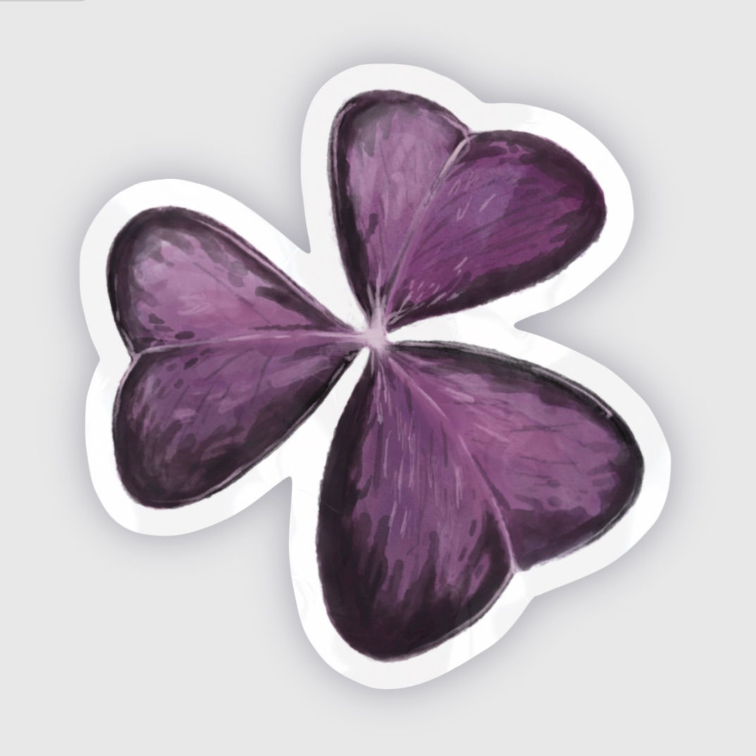 Sticker Oxalis triangularis