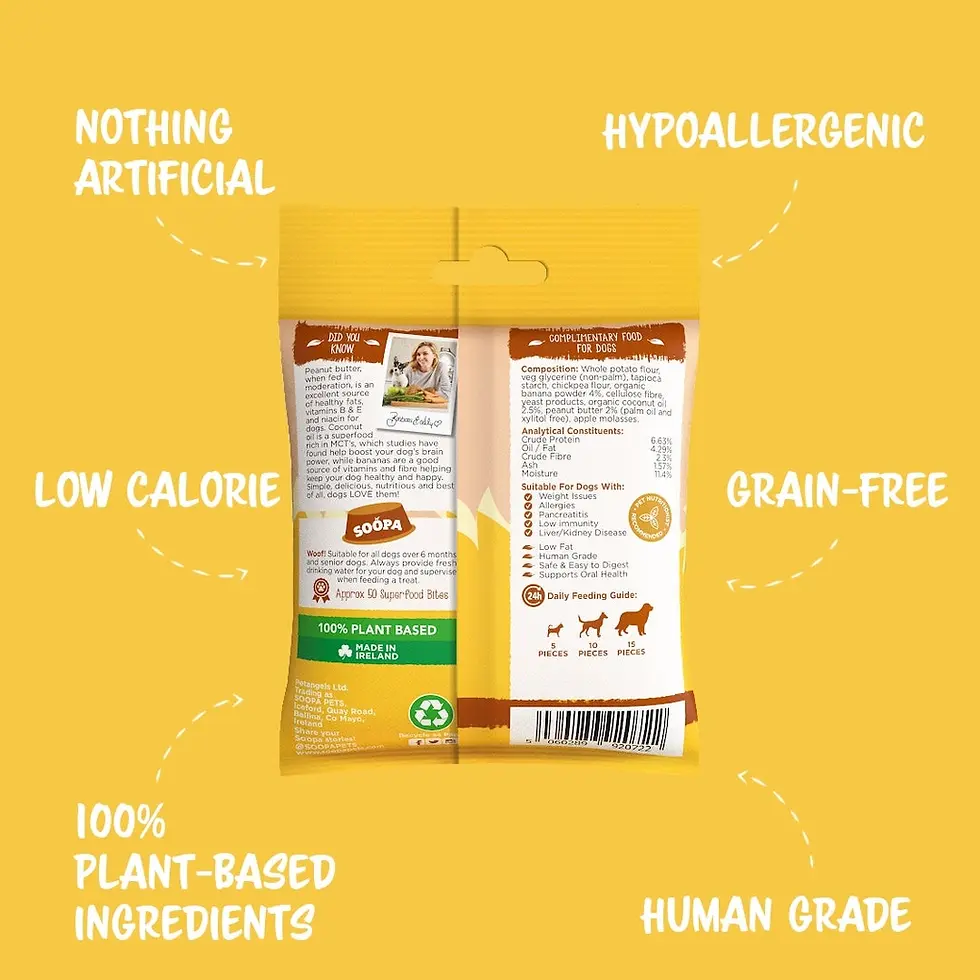 Miniature : Friandises naturelles pour chien - Banane & Beurre de Cacahuète