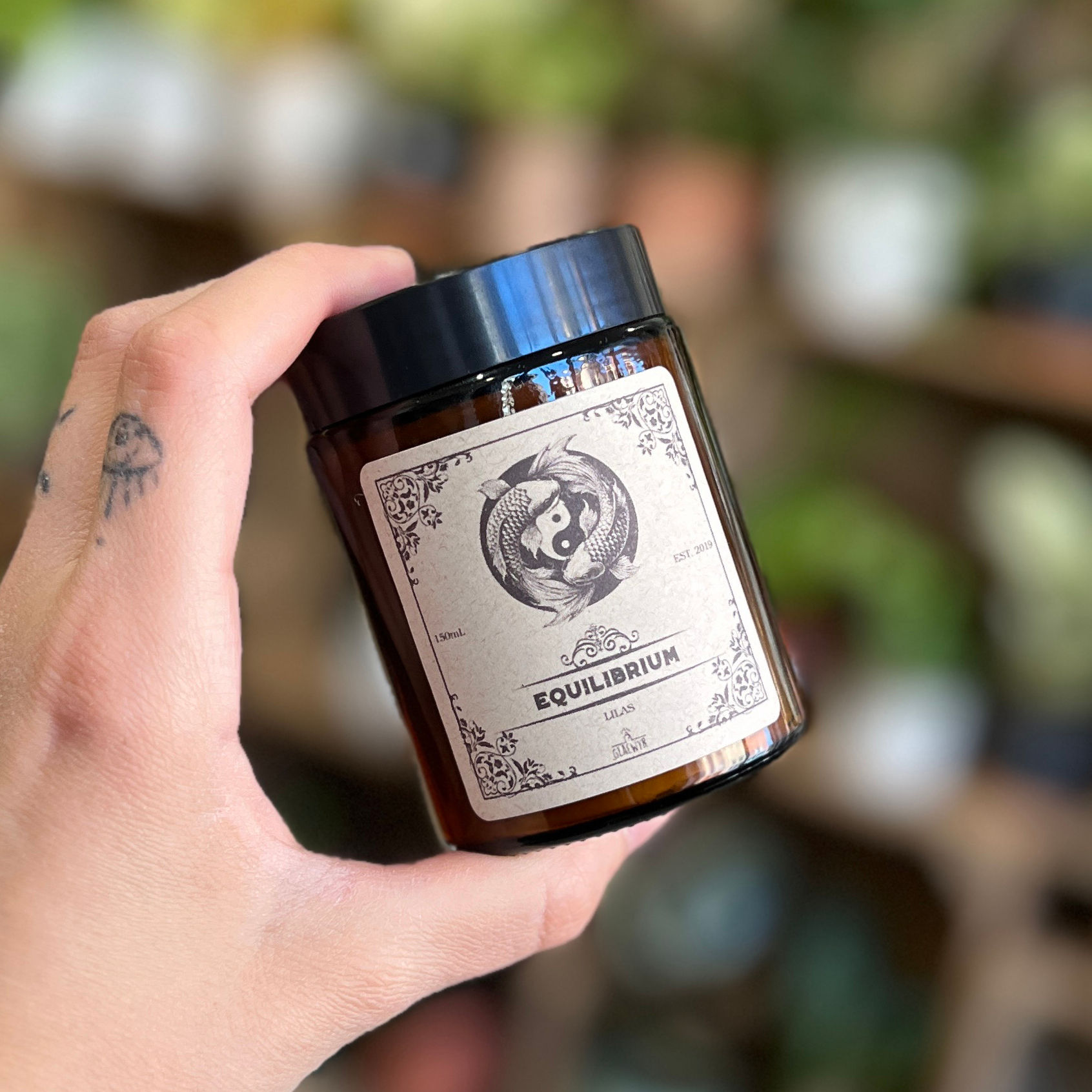 Bougie "Equilibrium" - Lilas