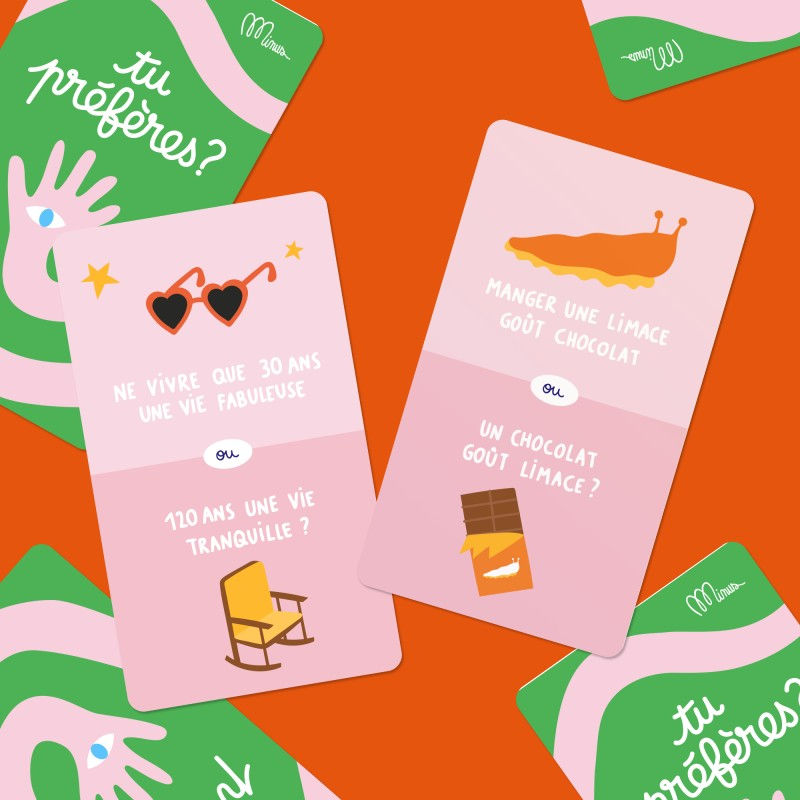 Miniature : Dilemmes absurdes - Jeu de cartes (Minus)