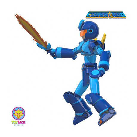 Combatron Side View Action Pose | ToySack Studios
