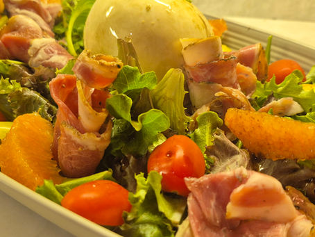 Burrata au smoked meat d'agneau fumé à partager