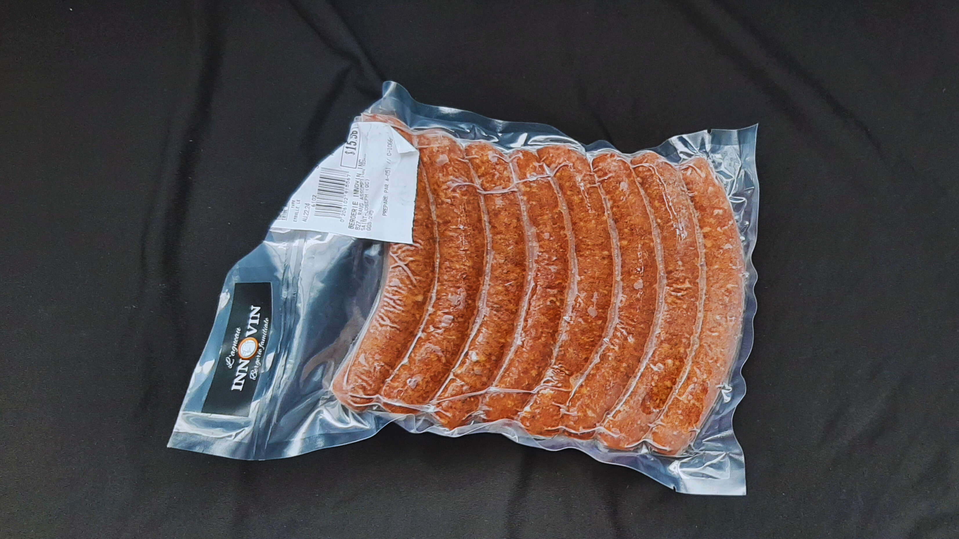 Saucisses Tomates et basilic d'agneau