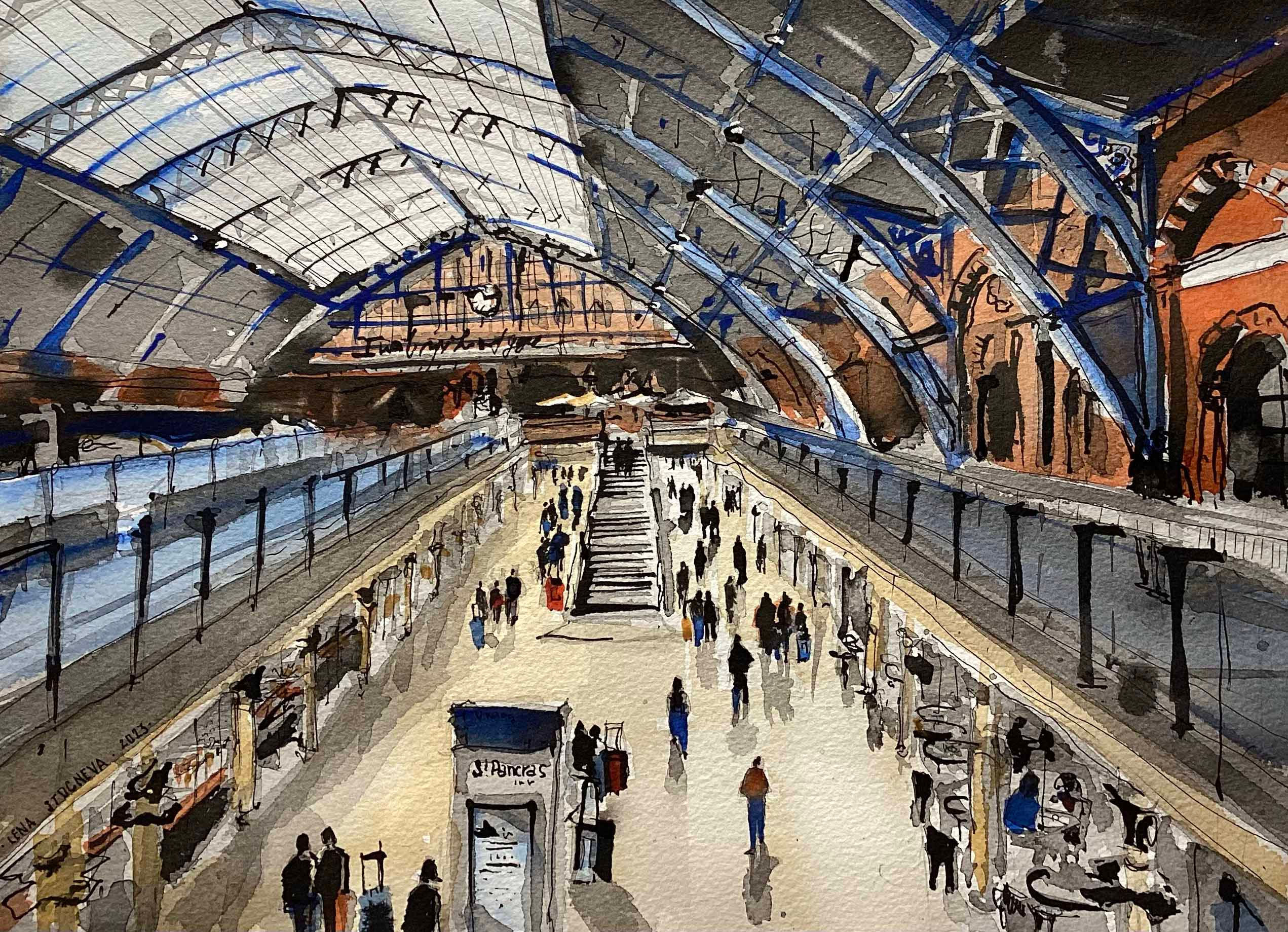 London Scene Watercolours - TWO SOLD