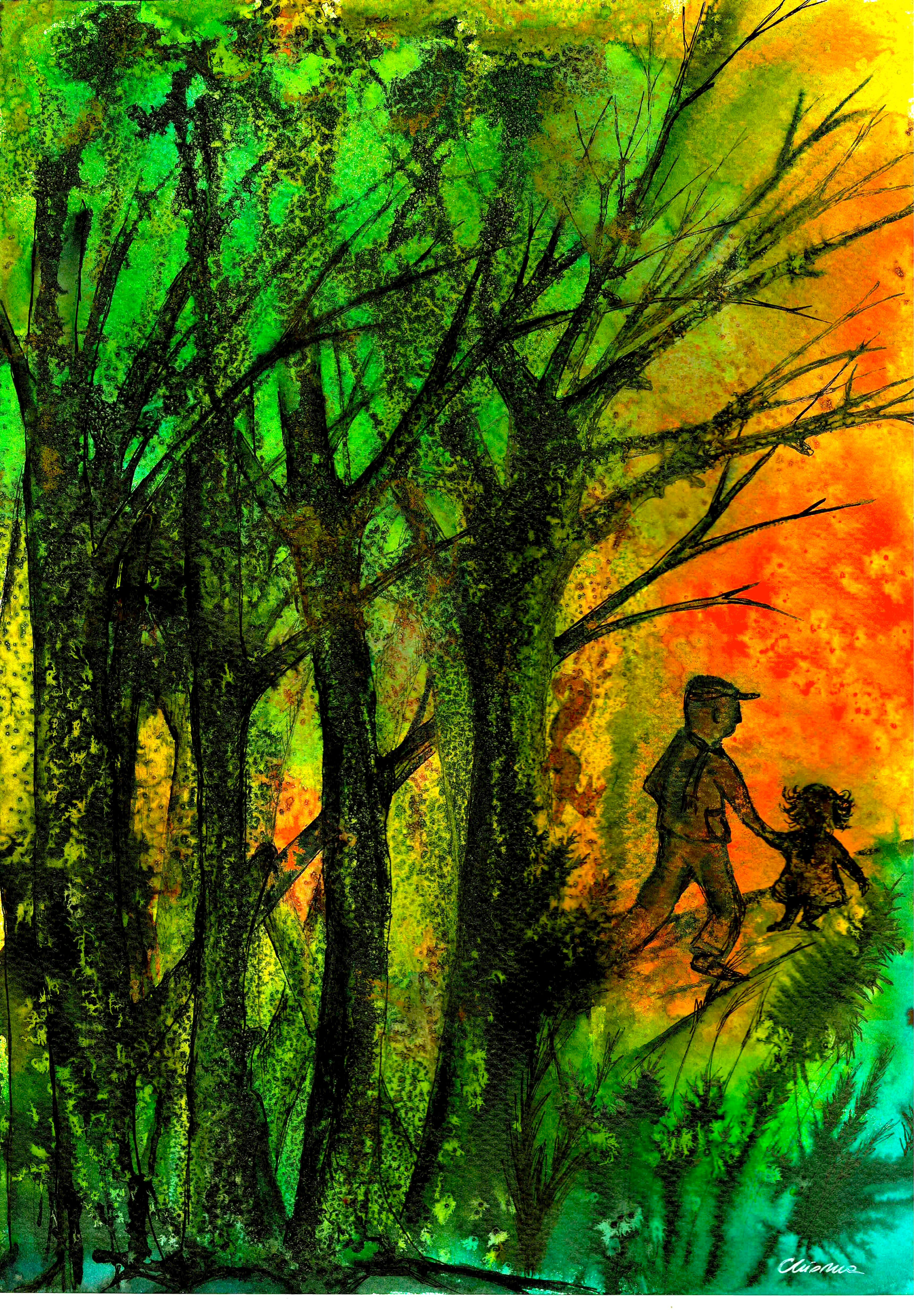 Happy memory of Dad and I