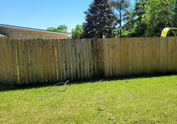 Pressure Washing Fence