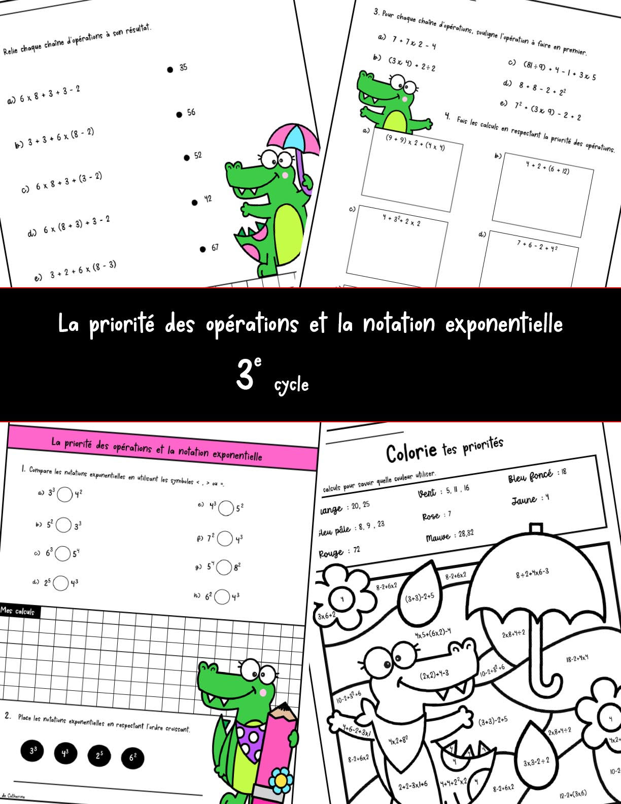 Priorité des opérations & notation exponentielle