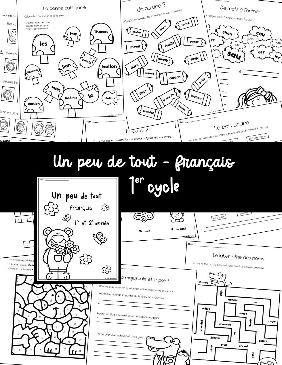 Un peu de tout - Français 1er cycle