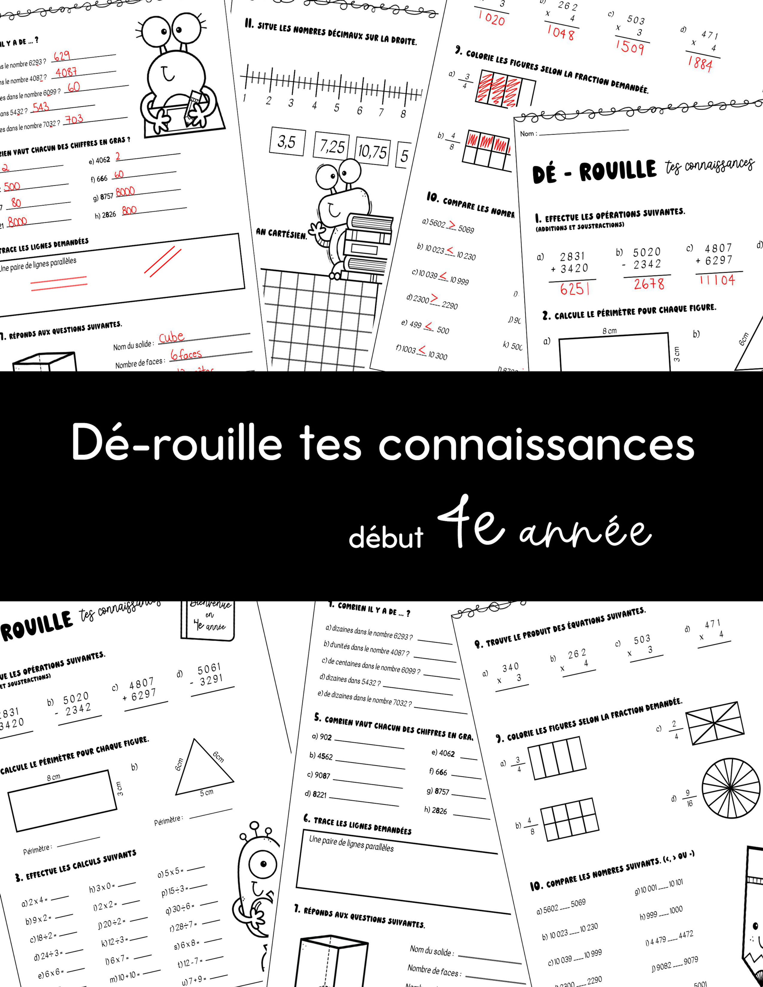 Dé-rouille tes connaissances (4e année)