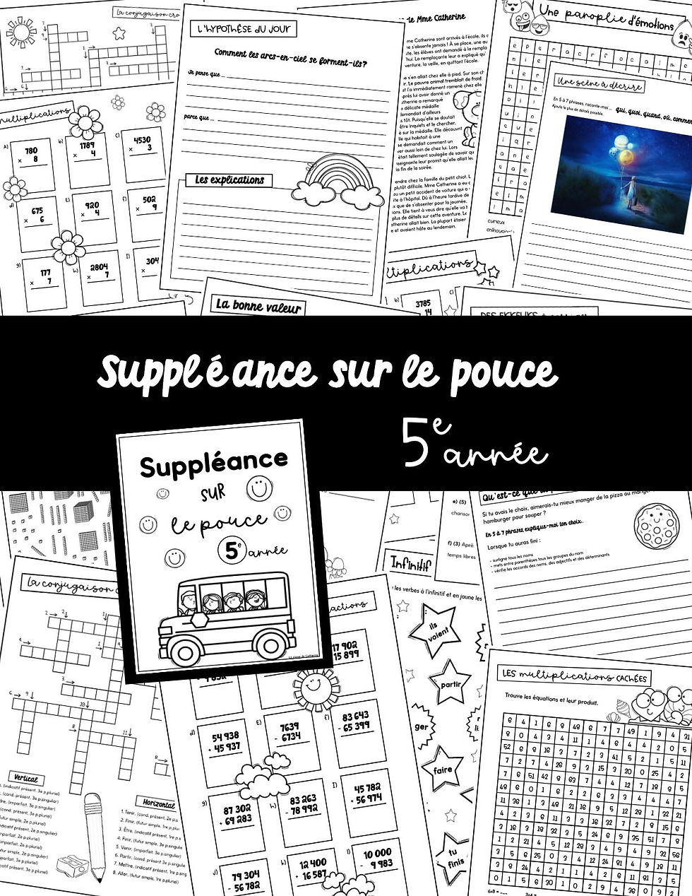 Suppléance sur le pouce - 5e année