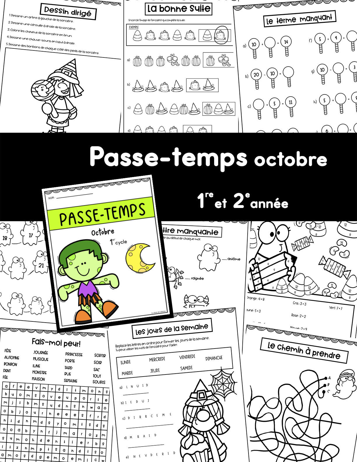 Mon passe-temps octobre -1er cycle)