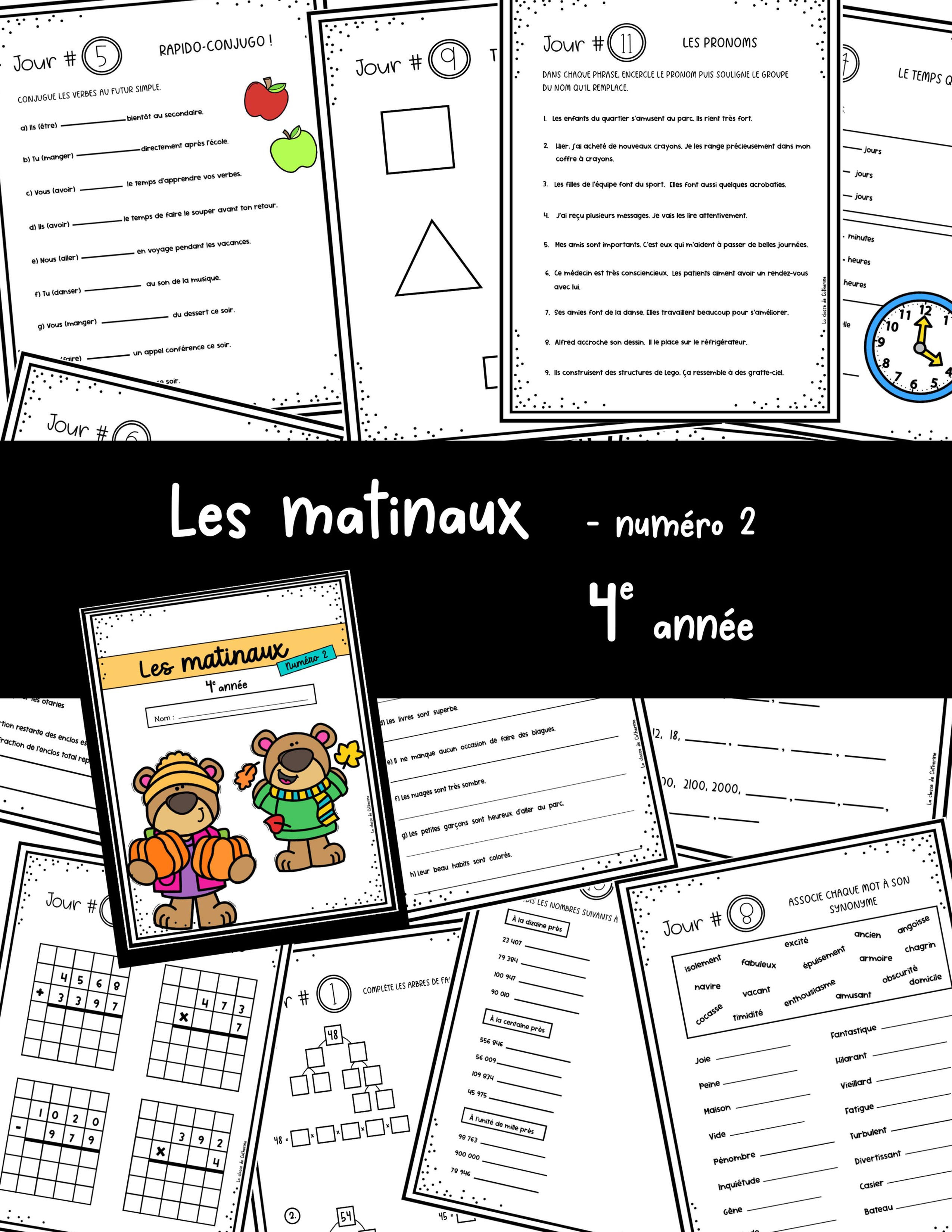 Les matinaux #2 - 4e année