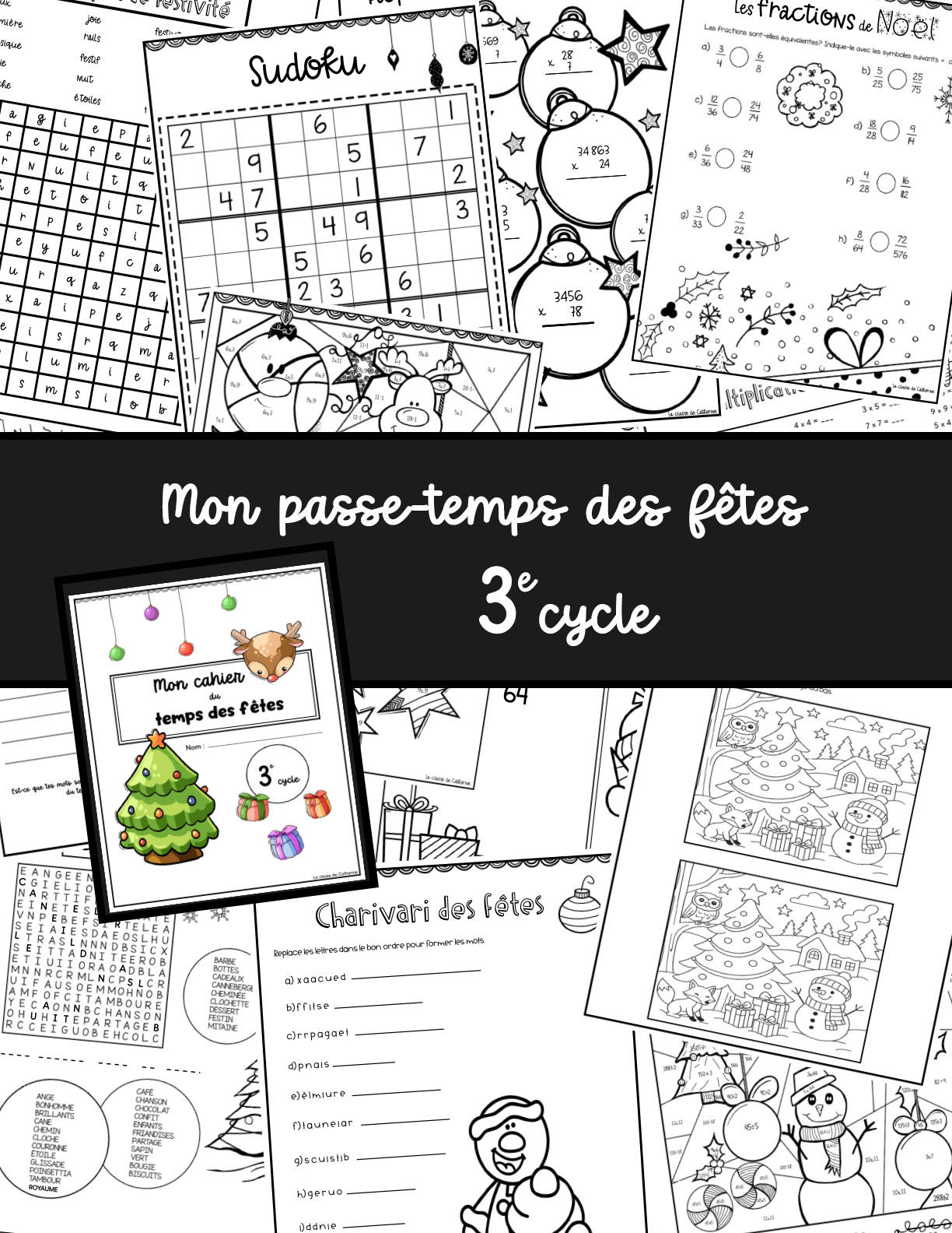 Mon cahier de Noël 3e cycle