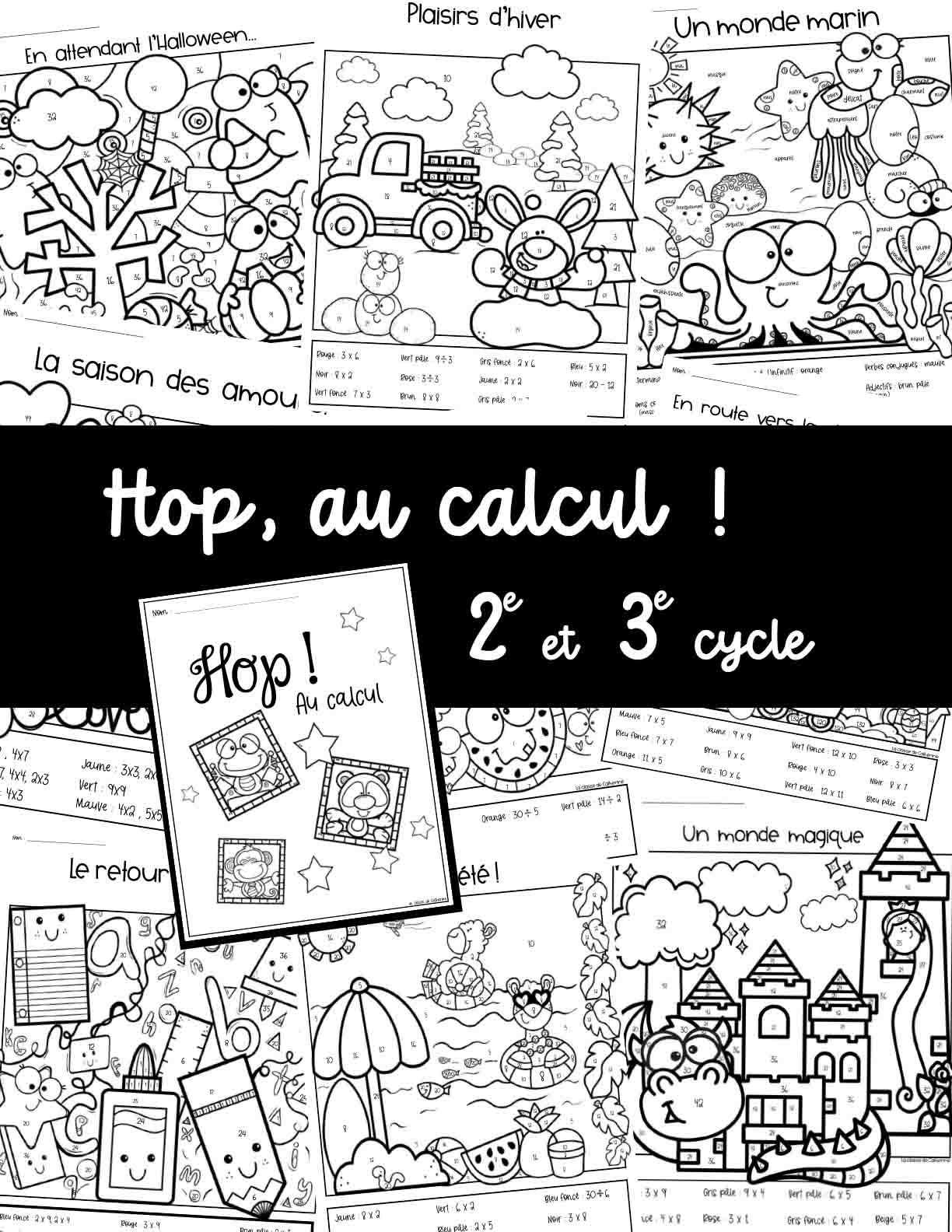 Hop, au calcul! 4e, 5e et 6e année
