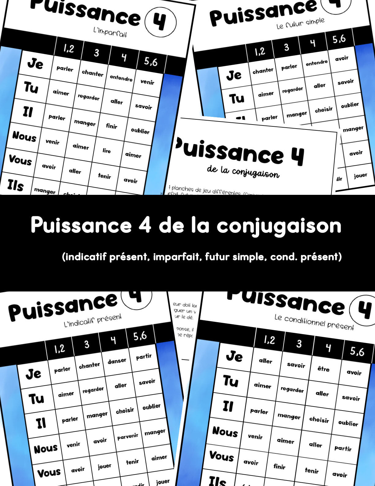 Puissance 4 de la conjugaison