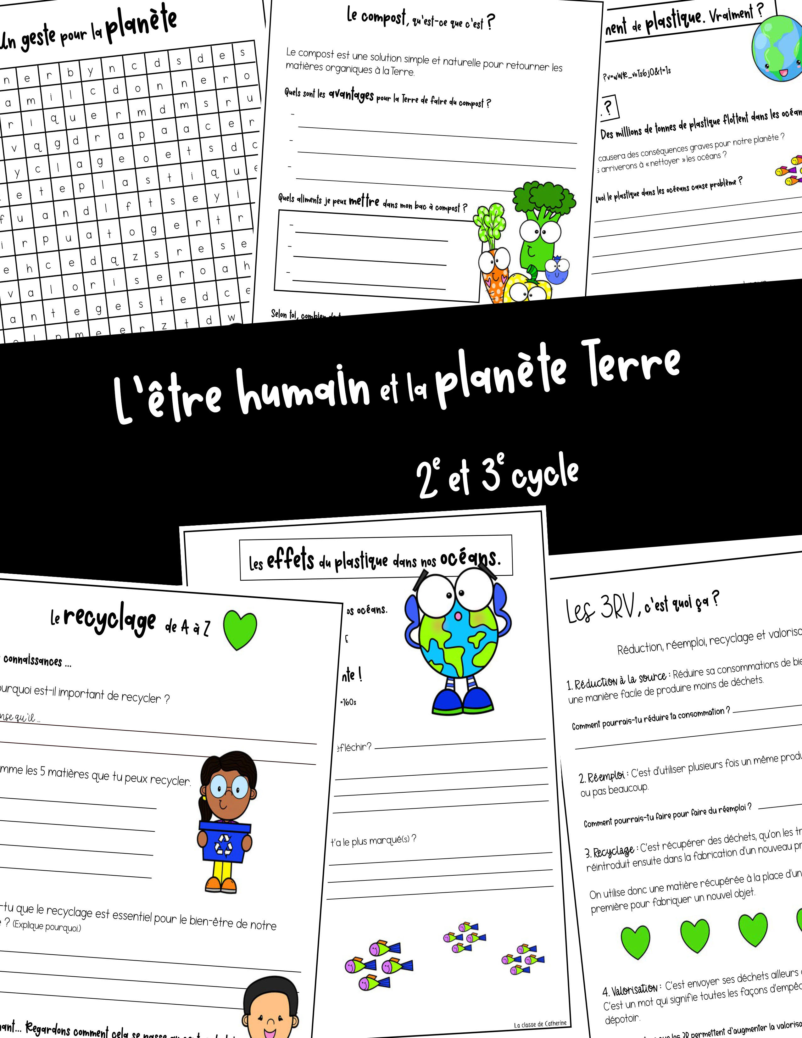 L'être humain et la planète Terre