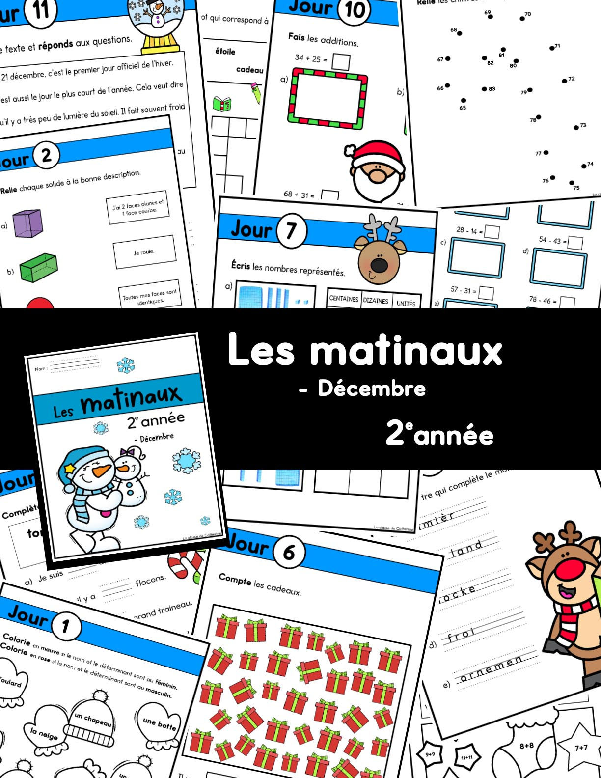 Les matinaux décembre - 2e année