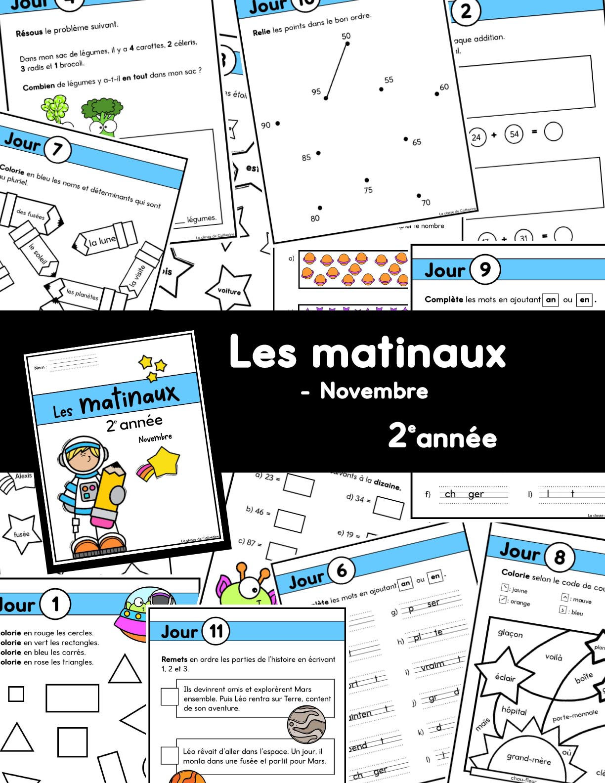 Les matinaux - novembre 2e année
