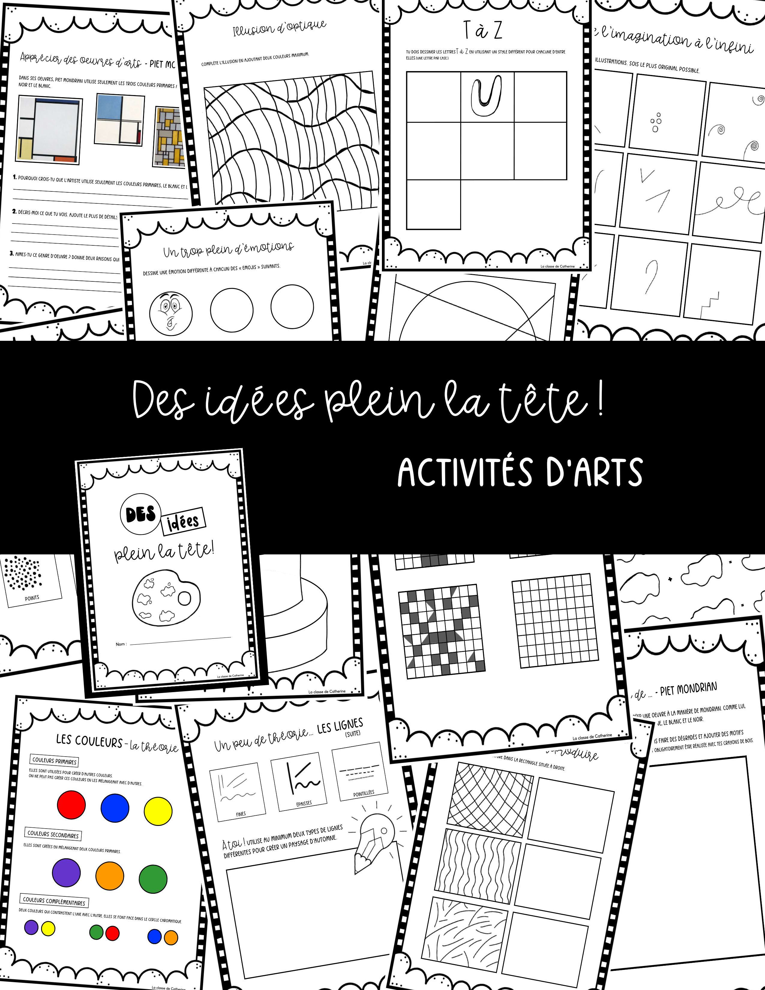 Des idées plein la tête - Arts plastique