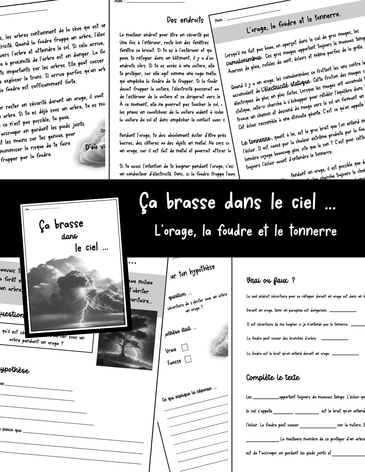 Ça brasse dans le ciel