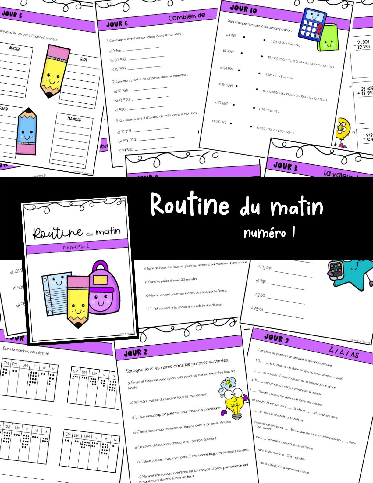 Routine du matin #1 - 3e cycle | La classe de Catherine