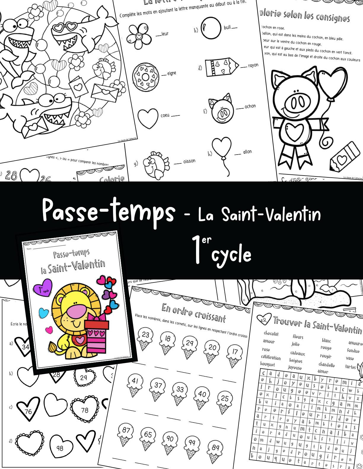 Passe-temps - La Saint-Valentin 1er cycle