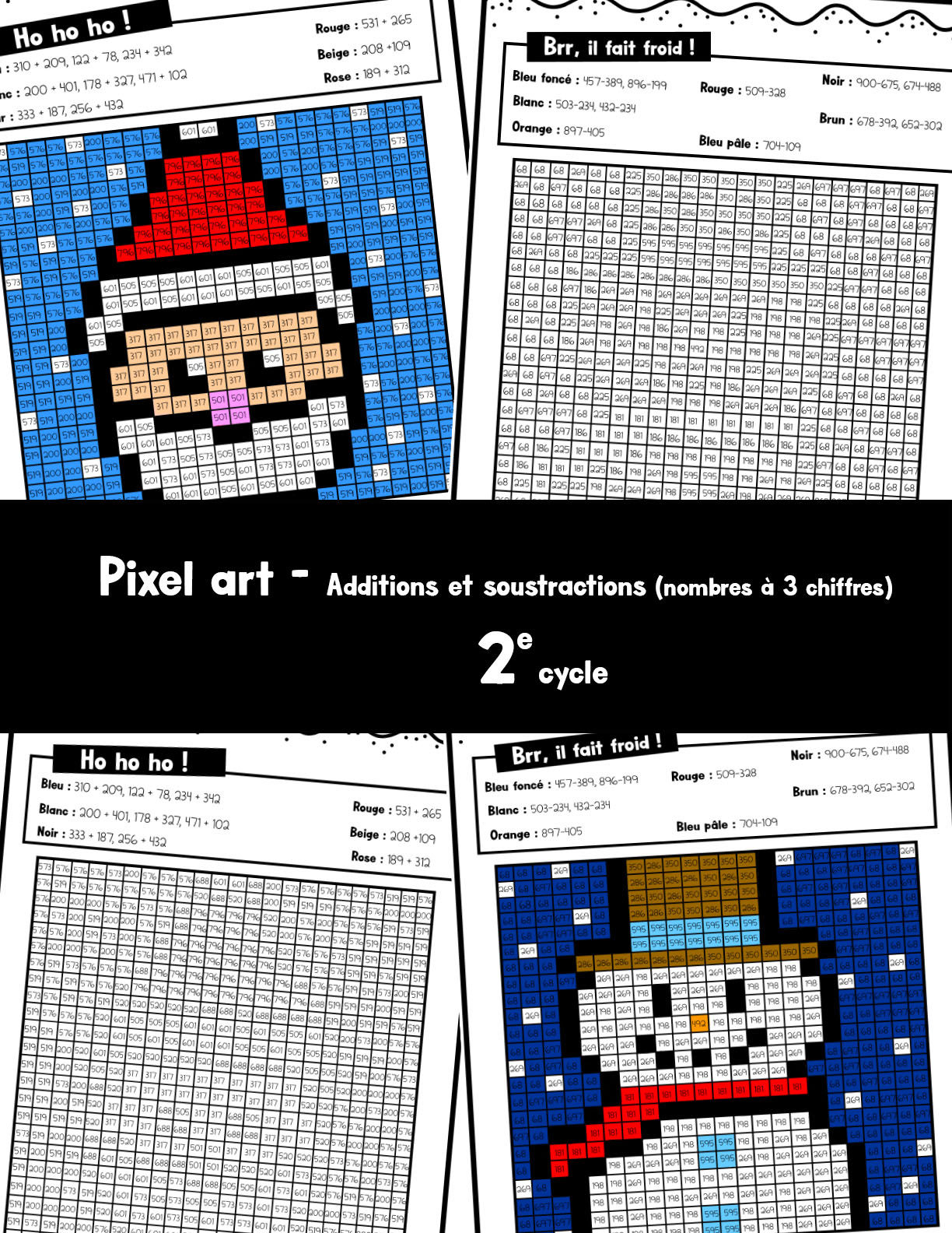 Pixel art - Noël 2e cycle