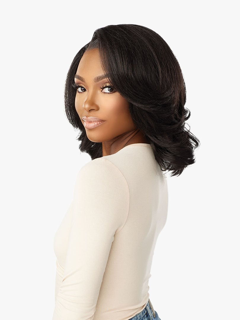 Thumbnail: 13x6 Textured Lace Wig Kinky Edges - GlueLess - 13X6 KINKY BLOWOUT 12